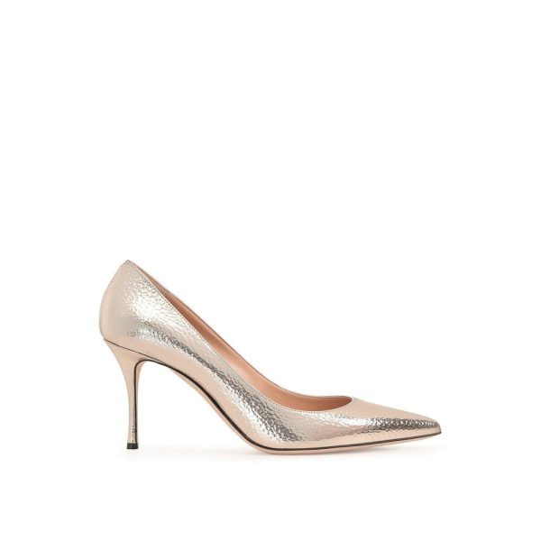 Godiva 090 Crack Mirror Leather Pumps