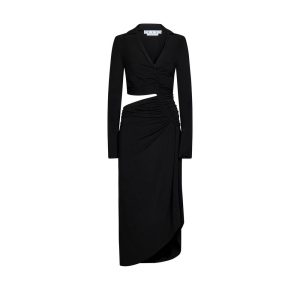 Cut-Out Midi Dress