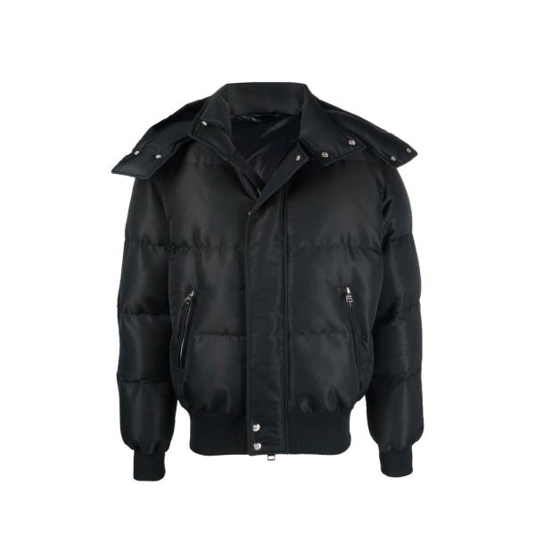 Wool Blend Padded Bomber