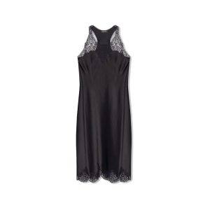 Satin Strappy Midi Dress