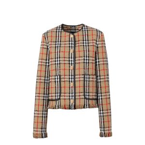 Vintage Check Motif Jacket
