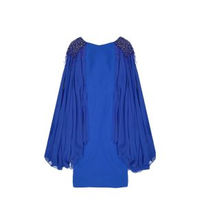 Beaded Shoulders Dress