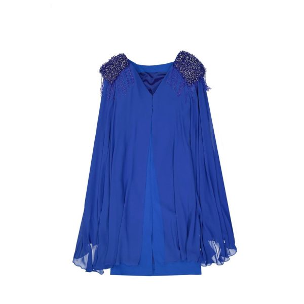 Beaded Shoulders Dress - Image 2