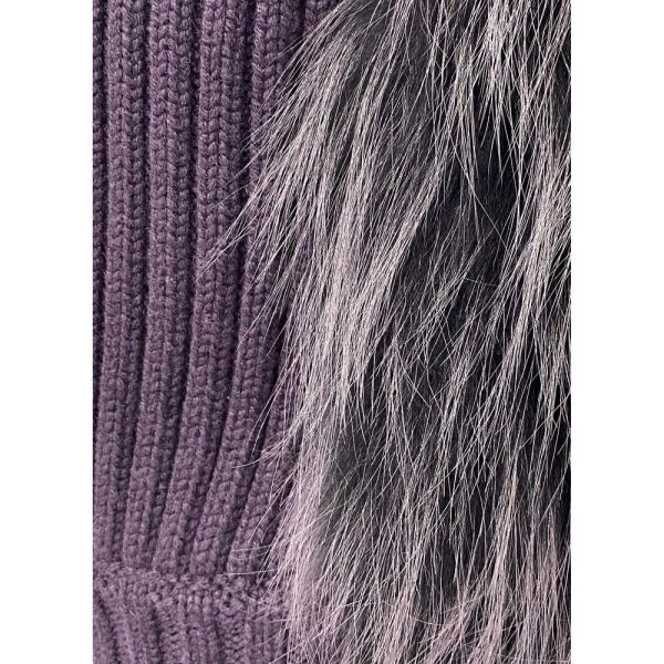 Fox Fur Knitted Vest Jacket - Image 2