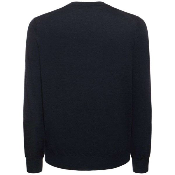 Blue Cashmere Men Sweater - Image 2