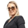 Rose Gold Women Sunglasses - Image 4