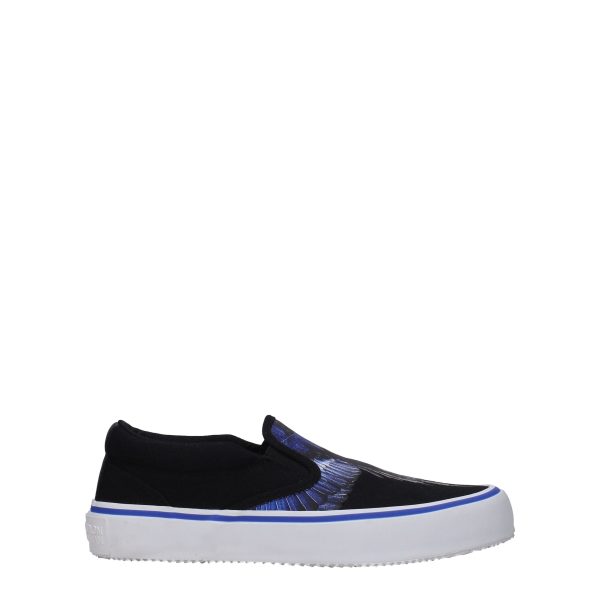 Black Fabric Slip-On Loafer