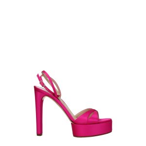 Pink Satin Sandal