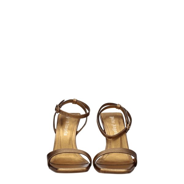 Gold Leather Sandal - Image 3
