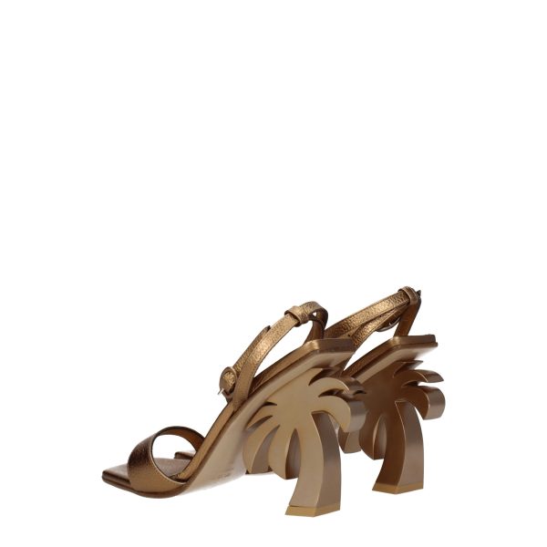 Gold Leather Sandal - Image 4