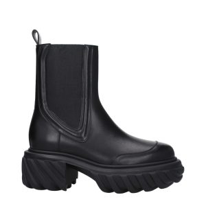 Black Leather Ankle