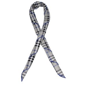 Gray Silk Foulard