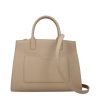 Beige Leather Handbag - Image 3