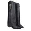 Black Leather Boot - Image 2