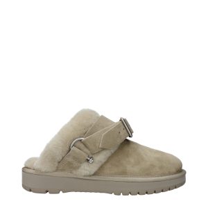 Green Leather Slipper