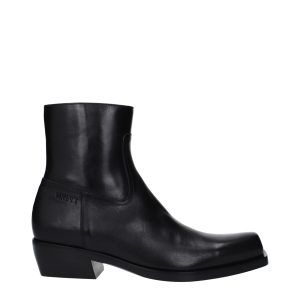 Black Leather Ankle
