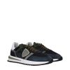 Blue Leather Sneakers - Image 2