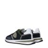 Blue Leather Sneakers - Image 4