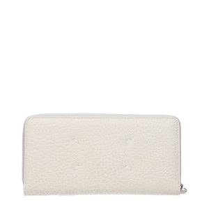 Beige Leather Wallet