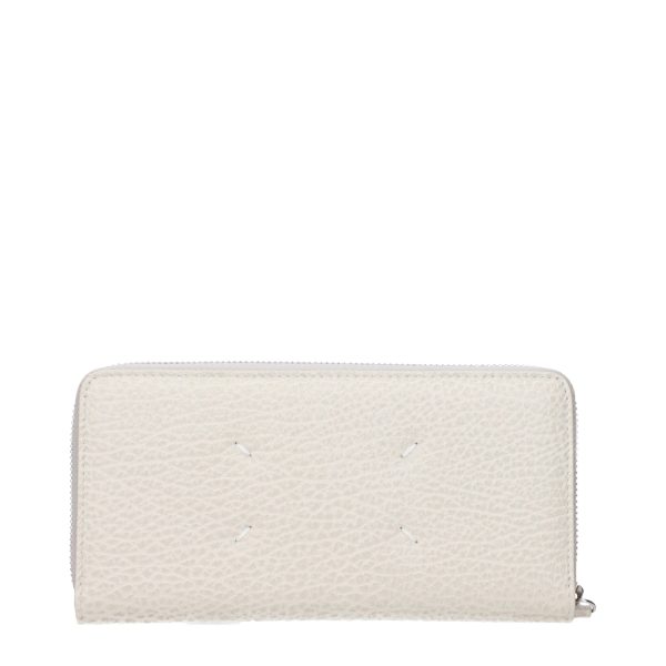 Beige Leather Wallet