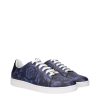 Blue Leather Sneakers - Image 2