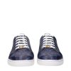 Blue Leather Sneakers - Image 3