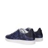 Blue Leather Sneakers - Image 4