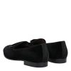 Black Velvet Loafers Formal Men Dress Shoes - Image 5