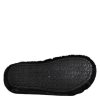 Black Faux Fur Flats Men Sandals Shoes - Image 8