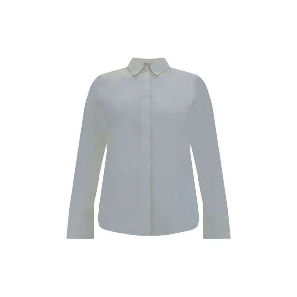 Shirt with iconic jewelry details
