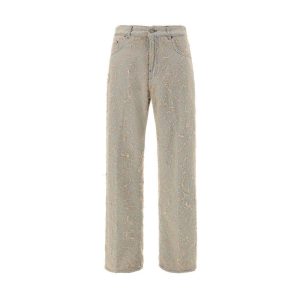 Jeans with pilling effect