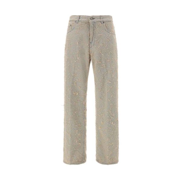 Jeans with pilling effect