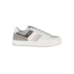 White Polyester Sneaker