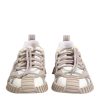 White Beige Leather Low Top NS1 Sneakers Shoes - Image 2