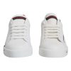 White Red Portofino Low Top Sneakers Shoes - Image 5