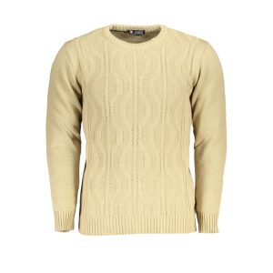 Beige Fabric Sweater