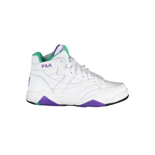 White Polyester Sneaker