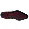 Black Gold Embellished Derby Shoes - Image 4