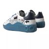 Blue White Printed Portofino Melt Sneakers - Image 2