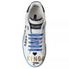 Blue White Printed Portofino Melt Sneakers - Image 6